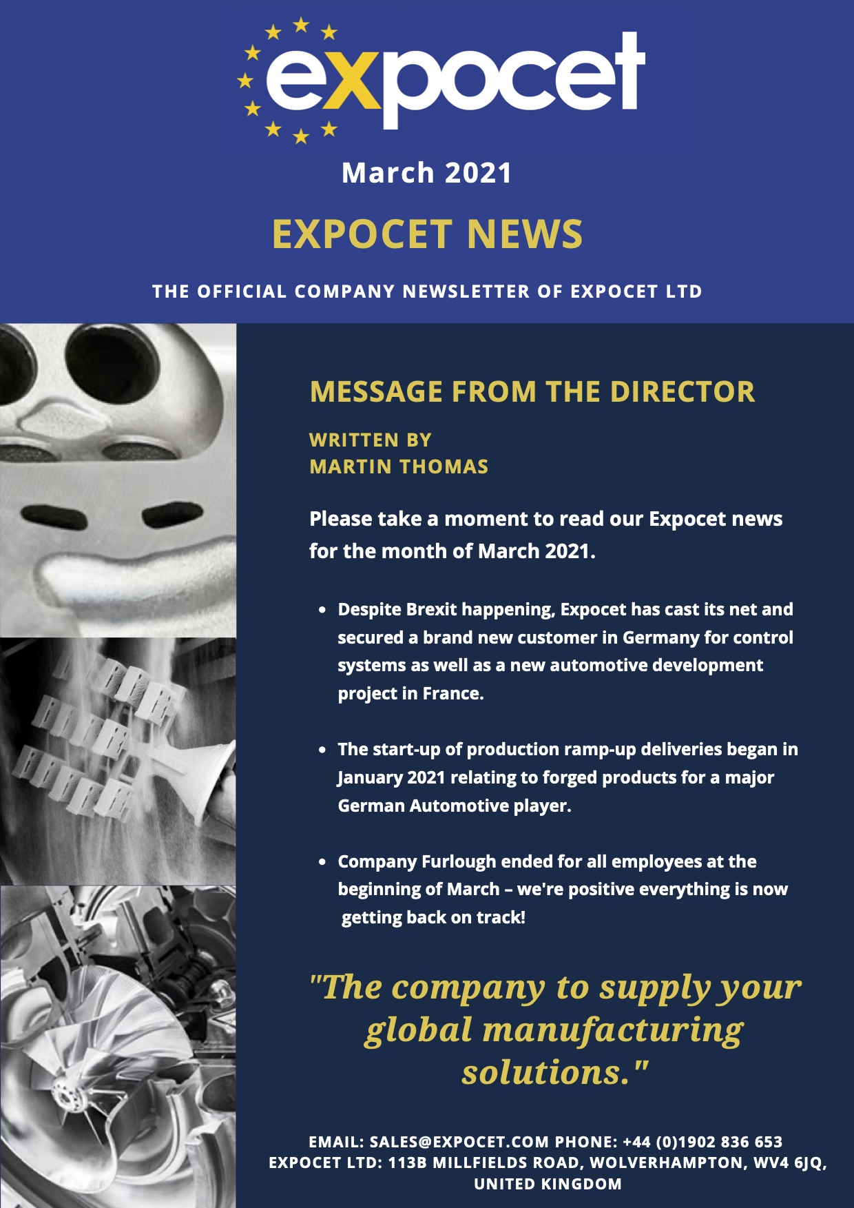 Expocet Newsletter March 2021